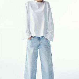 H&M Light Blue Wide leg Jeans